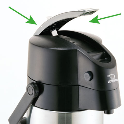 Air Pot® Stainless Steel Beverage Dispenser SR-AG30/38-Lever Type