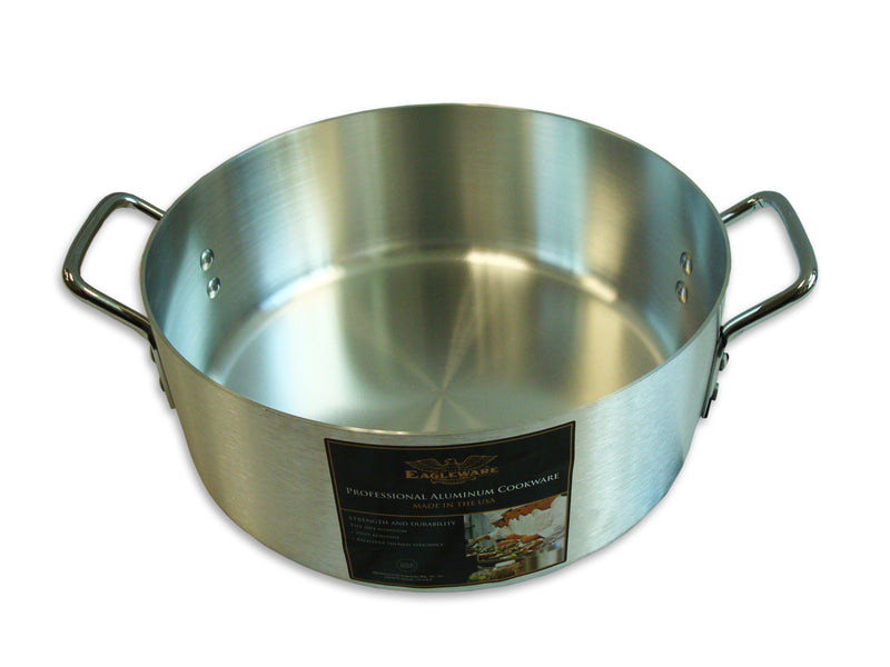 Choice 24 Qt. Standard Weight Aluminum Stock Pot