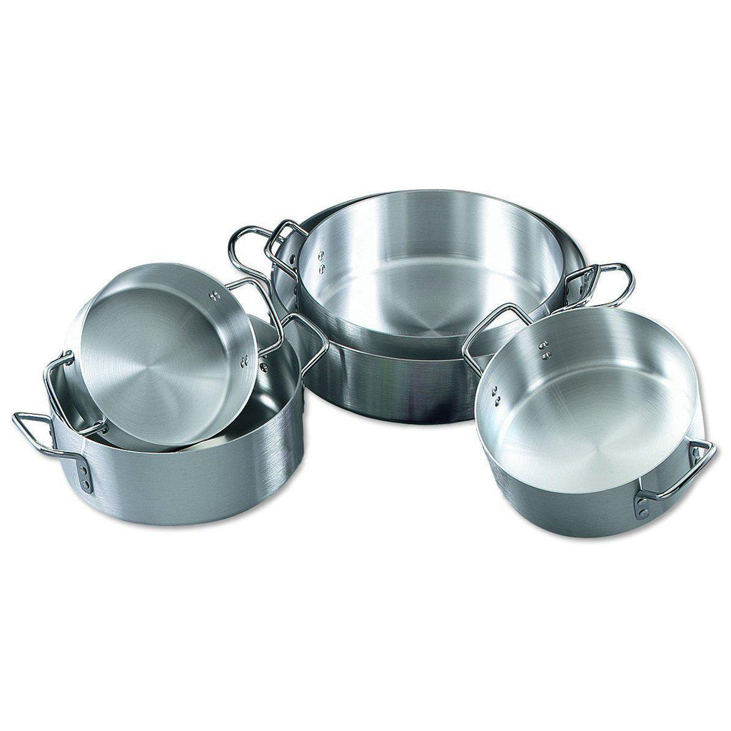 8 Qt. Aluminum Brazier Pot With Lid, Extra Heavy