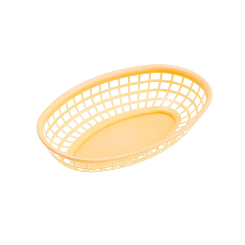 Flat Bottom Oval Fast Food Baskets-One Dozen Per Pack - Chefwareessentials.com