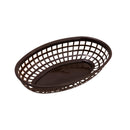 Flat Bottom Oval Fast Food Baskets-One Dozen Per Pack - Chefwareessentials.com