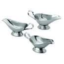 Gravy Boat with Stepped Bottom, Stainless Steel - Chefwareessentials.com