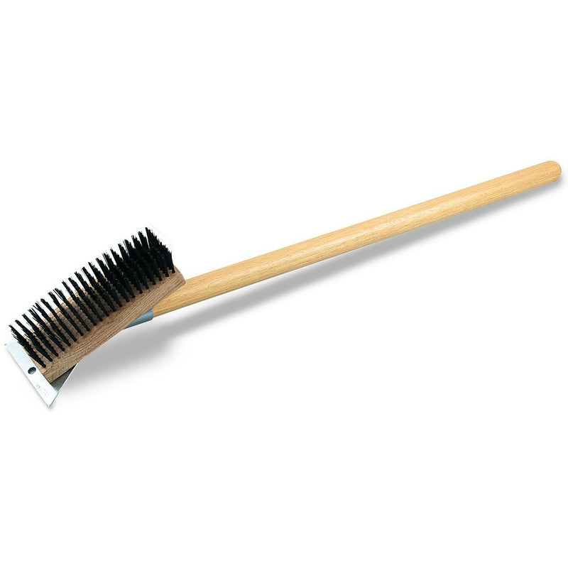 Grill Brush w/Scraper - Chefwareessentials.com