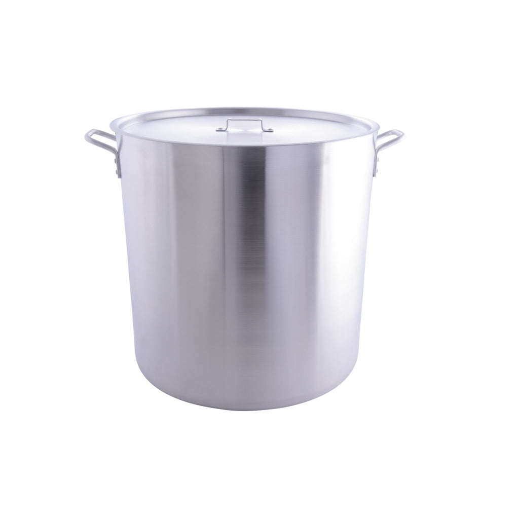 100 qt. Large Stainless Steel Stock Pot (Aluminum-Clad)