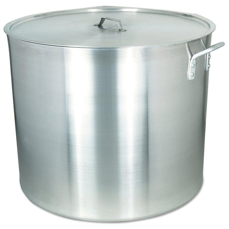 Large Aluminum Cooking Stock Pot (Patila) w/ Lid 22 to 26