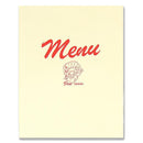 Menu Cover-Clear Vinyl - Chefwareessentials.com
