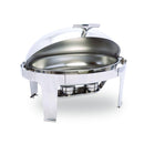 Oval Roll-Top Chafer-Stackable Frame - Chefwareessentials.com