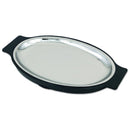Platter-with-Underliner-Stainless-Steel - Chefwareessentials.com
