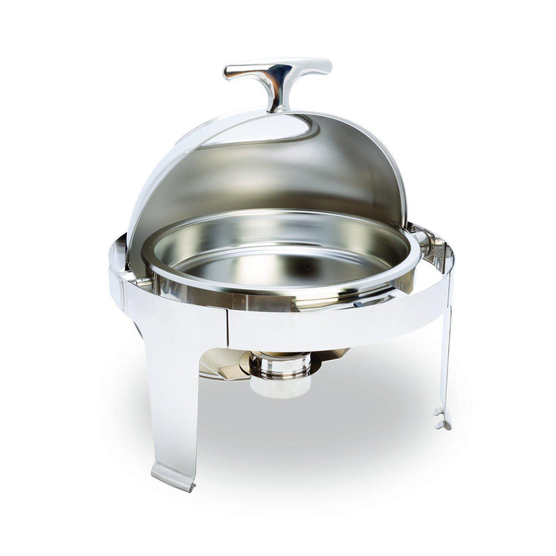 Round Roll-Top Chafer w/ Window-Stackable Frame - Chefwareessentials.com