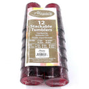 Stack-able Plastic Tumblers-12 each per pack - Chefwareessentials.com