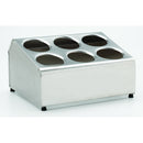 Top Counter Dispenser-6 Hole, Satin Finish - Chefwareessentials.com